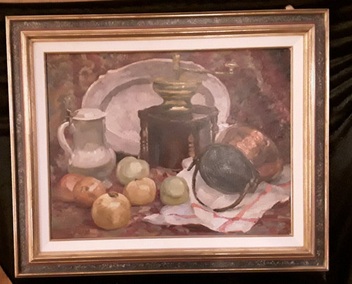 Kunst ölgemälde signiert - signiert, j