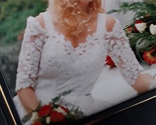 Brautkleid Satin Gr. 36/38 Top