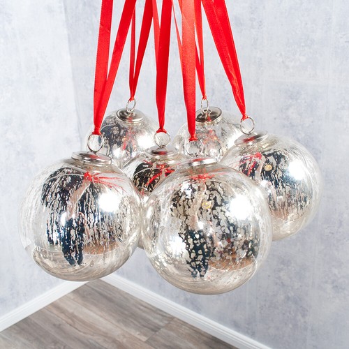 Tlg set christbaumkugeln - 6-tlg.,