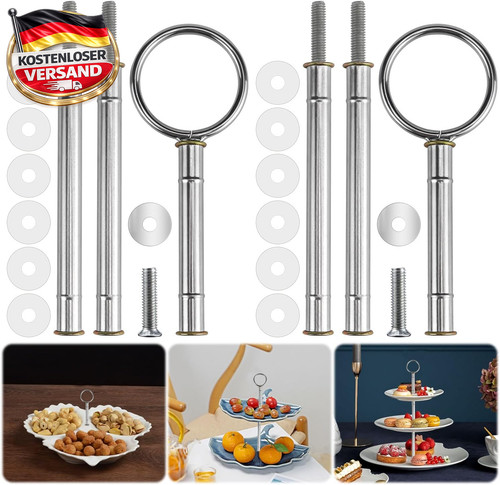 Etagere set aus metall 3 - etagere,