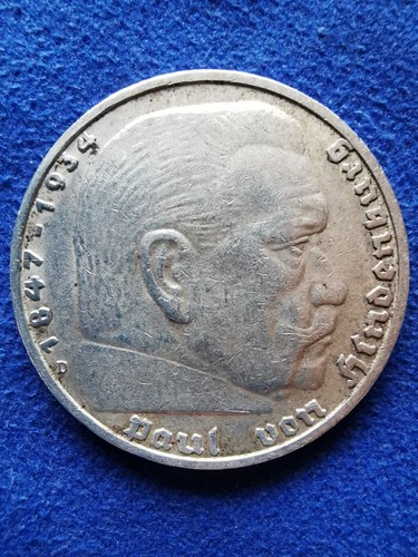 Reichsmark paul von - 5,