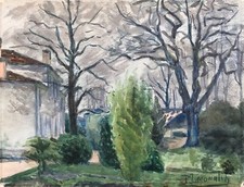 Altes Aquarell signiert