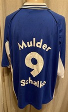 FC Schalke 04 Original Adidas Heim Trikot 1998/99 "VELTINS" + Nr.9 Mulder Gr.XXL