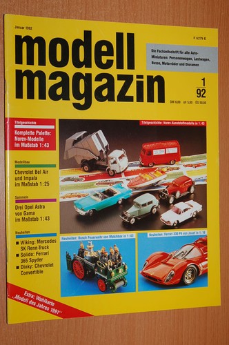 Modell magazin jahrgang 1992 - magazin,