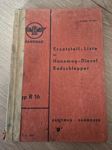 Hanomag schlepper r16 - hanomag,