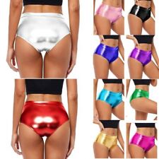 Damen Hot Pants Party Shorts Disco Höschen Tanz Unterseite Rave Slips Clubwear