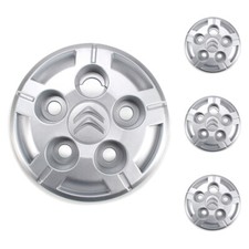 4x ORIGINAL Citroen Radkappe Radblende 15 Zoll Silber JUMPER 3 1611985180