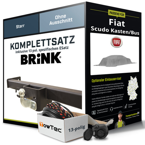 Anhängerkupplung brink starr - anhängerkupplung,