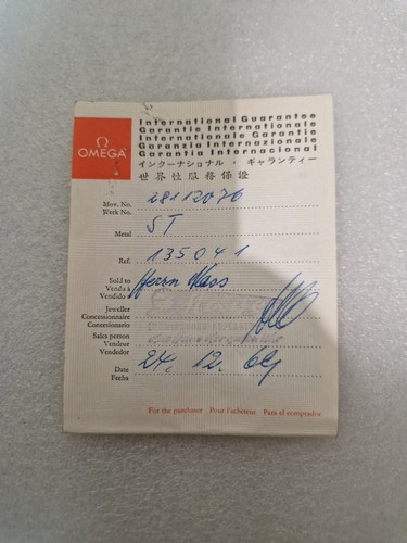 Original omega internationale - omega,