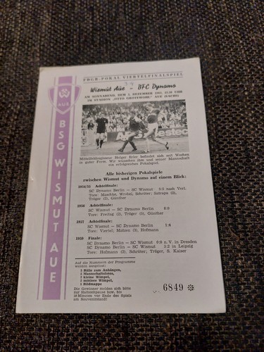 Wismut aue bfc - aue, berlin