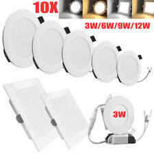 LED Panel Einbaustrahler Rund