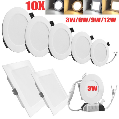 Led panel einbaustrahler rund - led,