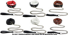 Halsband mit Leine gepolstert