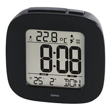 Hama Funkwecker Wecker Funkuhr DCF RC45 Digital Kalender Snooze Thermometer SW