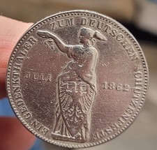 Schützentaler Frankfurt Juli 1862 Silber