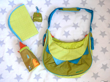 Lilliputiens Wickeltasche, grün, Thema: Drache / Burg