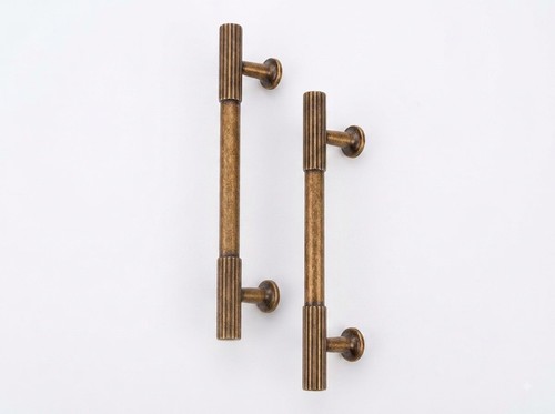 2er set möbelgriffe messing - set,