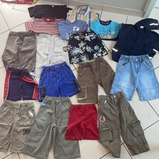 17  Tlg.Jungen Sommer  Bekleidungspaket Gr. 110/ 116 Shirt Hose Weste Regenjacke