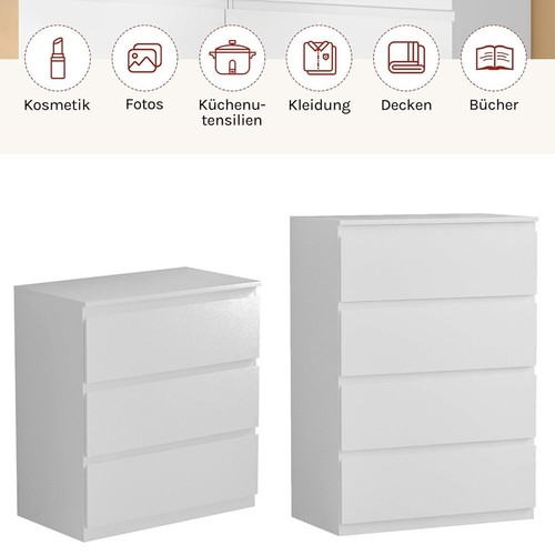 Kommode sideboard weiß - kommode,