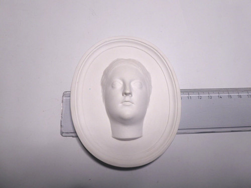 Altes relief gipsbild kopf - relief,