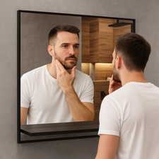 Badspiegel mit Ablage