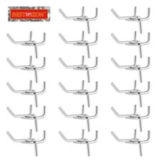50 Stück Lochwandhaken Metall Haken für Euro Lochwand Hakensortiment Hakenset DE