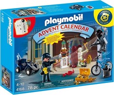 PLAYMOBIL® 4168 Adventskalender Polizeialarm! Schatzräuber NEU ungeöffnet RAR