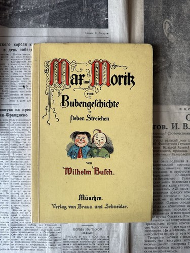 1925 max und moritz eine - und,