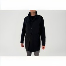 Bugatti Mantel Herren schwarz