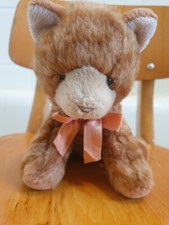 Zuckersüsse Russ Berrie Ginger Cat Katze rot Plüschtier Stofftier Kuscheltier 