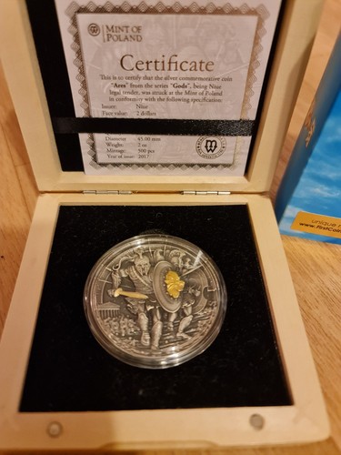 2017 niue ares god - niue,