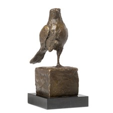 Bronzefigur Vogel Raubvogel