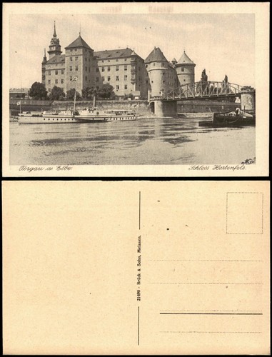 Ansichtskarte torgau schloss - torgau,