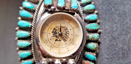 Indianer navajo uhrenarmspange - indianer,