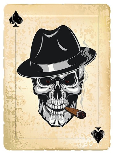 Ace spades aufkleber - spades,