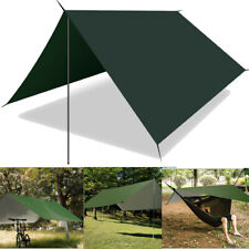 Zeltplane 3x3m Wasserdicht mit Ösen Regenschutz Zeltplane Tarp für Hängematte