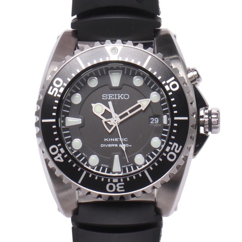 Seiko kinetic uhr schwarz - seiko,