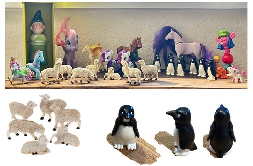 Tierfiguren sammlung und - sammlung, viel