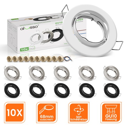 Led einbaustrahler rahmen - rahmen, gu10