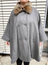 Ulla Popken, Poncho-Wollmantel