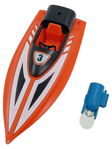 Playmobil rennboot orange - rennboot,