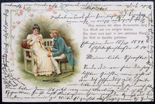 DR 1899 AK Litho * Liebespaar