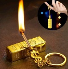 Goldbarren Streichholz Benzin