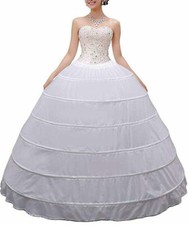 Weiß damen hochzeit petticoat - damen,