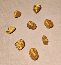  8 Vergoldete Steine Gold Dekoration Hochzeit Deko Geschenk Tischdeko Vergoldet 