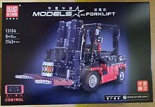 MOULD KING Gabelstapler Forklift Technik Klemmbausteine Spielzeug RC MOC13106