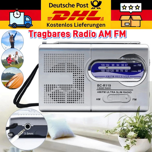 Aktives tragbares radio fm - tragbares,
