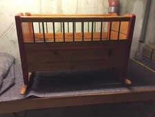 Antike kinderwiege holz - antike, kinderwiege/holz