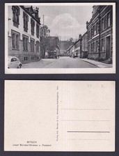 Ansichtskarte Bitsch Josef Bürkel Strasse und Postamt Karte nicht gelaufen