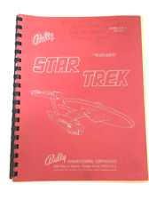 Bally Star Trek Pinball Installation Instructions original /USA von 1979